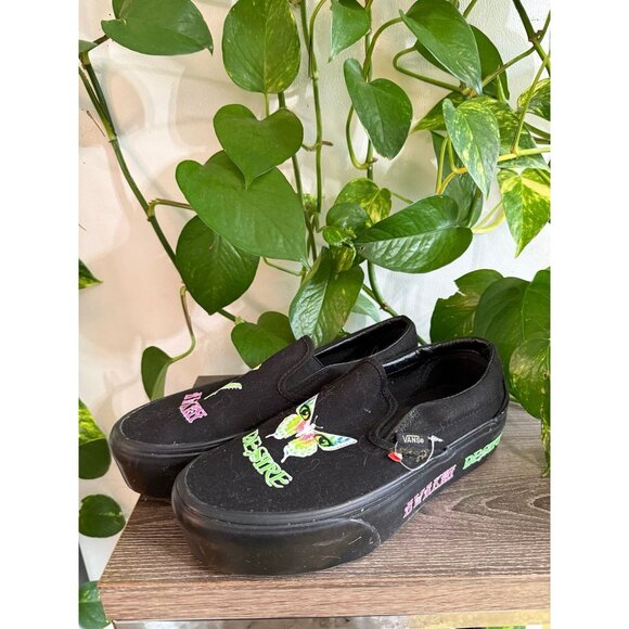 VANS women’s size 8.5 / men’s size 7 DESIRE platform flats - Picture 1 of 10